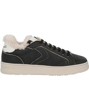 Voile Blanche Charcoal Trainers Leather - Black