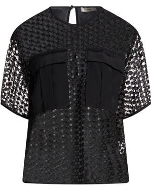Suoli Top Polyester, Acetate, Silk - Black