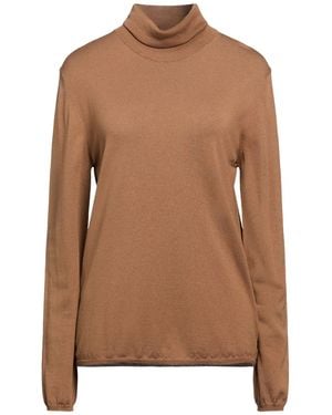 Zanone By Slowear Turtleneck Virgin Wool, Polyamide - Brown