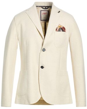 Bob Cream Blazer Acrylic, Polyester, Virgin Wool - Natural