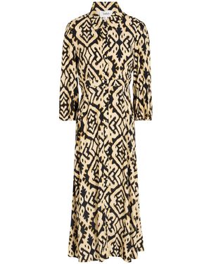 Ba&sh Midi Dress Viscose - White