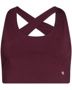 Anine Bing Top Polyamide, Elastane - Purple