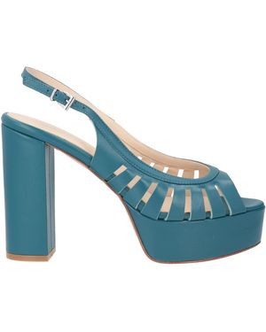 Anna F. Deep Sandals Leather - Blue