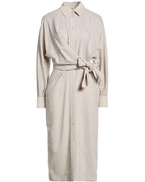 Agnona Midi Dress - White