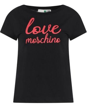 Love Moschino T-Shirt Cotton, Elastane - Black