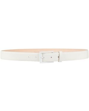Maison Margiela Belt Cow Leather - White