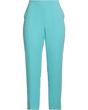 Maison Common Trousers Triacetate, Polyester - Blue