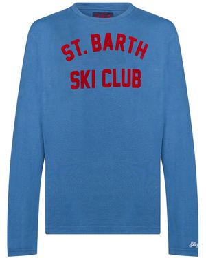 MC2 Saint Barth T-Shirt Cotton - Blue