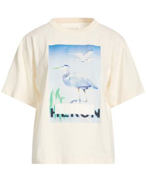 Heron Preston Ivory T-Shirt Cotton - White