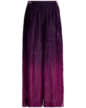 Manila Grace Pants Viscose, Polyamide - Purple