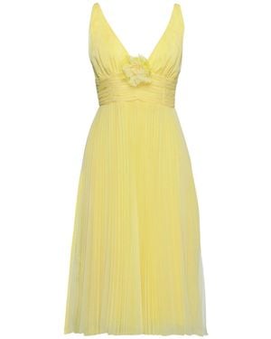 Anna Molinari Midi Dress - Yellow