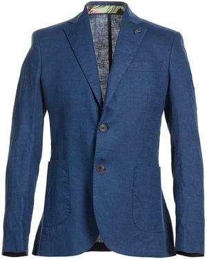 Bob Blazer Linen - Blue