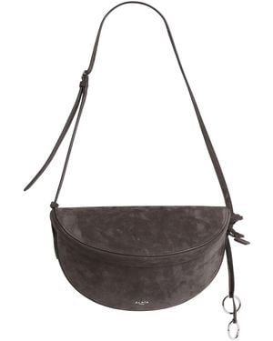 Alaïa Shoulder Bag Leather - Gray