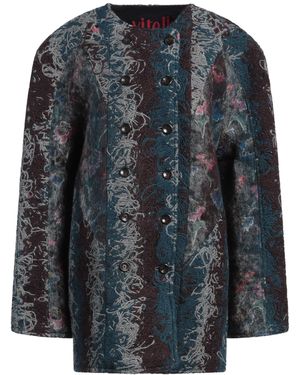VITELLI Coat Wool, Polyamide, Polyester - Black