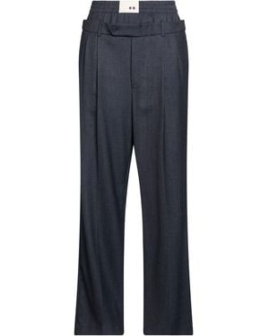THE M.. Pants Virgin Wool - Blue
