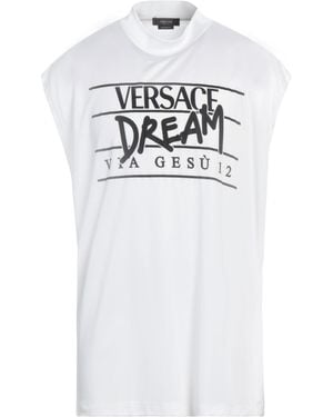 Versace T-Shirt Acetate, Polyamide - White
