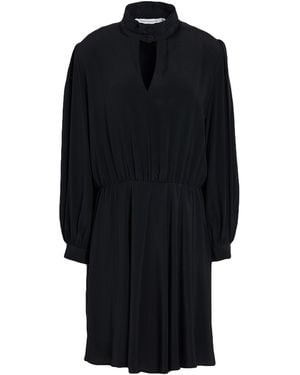 SIMONA CORSELLINI Mini Dress Acetate, Silk - Blue