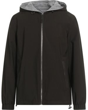 Yves Salomon Jacket Lambskin, Polyester, Wool, Elastane, Giza 45 Cotton - Black