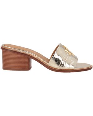Tory Burch Sandals Cow Leather - Natural