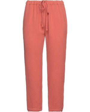 Honorine Rust Pants Cotton - Red