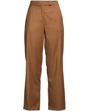 Nora Barth Trousers Polyester, Viscose, Wool, Elastane - Brown