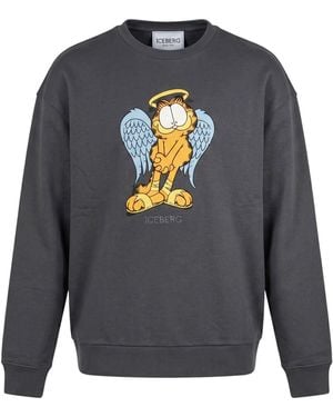 Iceberg Sweatshirt Cotton, Polyester - Grey