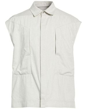Rick Owens Denim Outerwear - White
