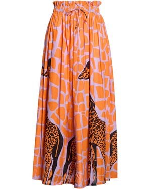 CONNOR & BLAKE Maxi Skirt Cotton - Orange