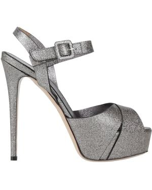 Le Silla Sandals Leather - Gray