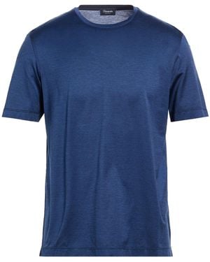Drumohr T-Shirt Cotton - Blue