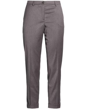 19.70 Nineteen Seventy Pants Polyester, Polyamide, Elastane - Gray