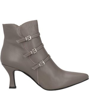 Ovyè Ankle Boots Leather - Grey