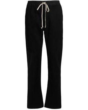 Rick Owens Trousers Cotton, Elastane - Black