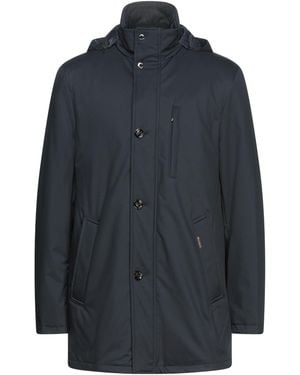Moorer Midnight Coat Polyester, Polyurethane - Blue