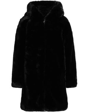 Moose Knuckles Borreguito y pelo ecológico - Negro