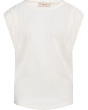 Jucca Top Viscose, Elastane - White