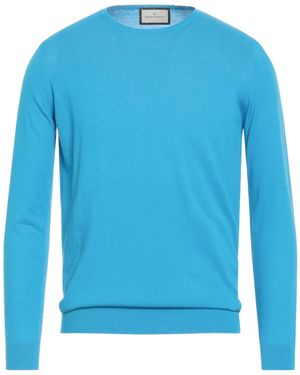 Bruno Manetti Azure Jumper Cotton - Blue