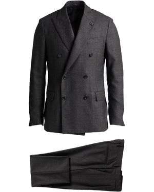 Lardini Suit Cotton - Black