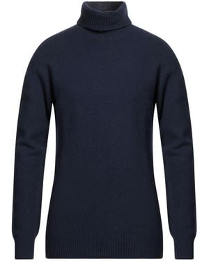 Macchia J Rollkragenpullover - Blau