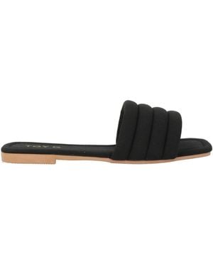 Toy G. Sandals Textile Fibers - Black