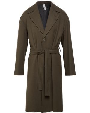 Hevò Coat Virgin Wool, Polyamide - Green