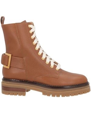 Sergio Rossi Ankle Boots Leather - Brown