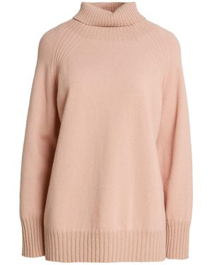 Twinset Turtleneck Wool, Cashmere, Metallic Polyester - Pink