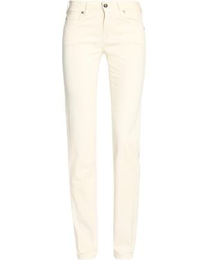 Jacob Cohen Cream Pants Cotton, Elastane - White