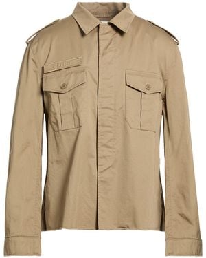 Celine Khaki Shirt Cotton, Linen - Natural