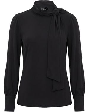 Liu Jo Better Top Polyester - Black