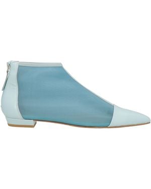 Zinda Ankle Boots Leather, Textile Fibres - Blue