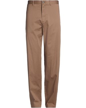 Theory Trousers Cotton, Tencel, Elastane - Brown