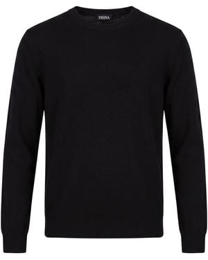 ZEGNA Midnight Sweater Wool, Cashmere - Black