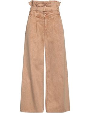 Ulla Johnson Flared Faded Denim Jeans - Natural